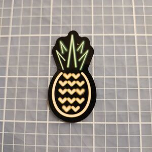 10/$10 Sticker Neon Cartoon Graffiti  Vibrant Colors 271 Pineapple